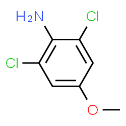 ChemSpider 2D Image | 2,6-Dichloro-4-methoxyaniline | C7H7Cl2NO