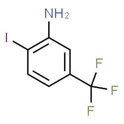 ChemSpider 2D Image | 3-Amino-4-iodobenzotrifluoride | C7H5F3IN