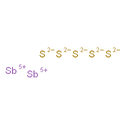 ChemSpider 2D Image | Antimony(5+) sulfide (2:5) | S5Sb2
