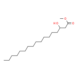 ChemSpider 2D Image | Methyl 3-hydroxyheptadecanoate | C18H36O3