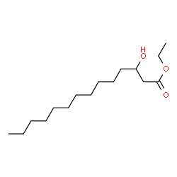 ChemSpider 2D Image | Ethyl 3-hydroxytetradecanoate | C16H32O3