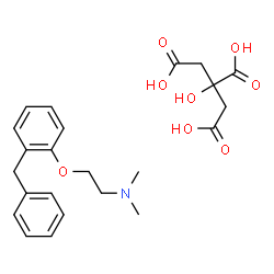 ChemSpider 2D Image | Phenyltoloxamine citrate | C23H29NO8