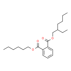 ChemSpider 2D Image | 2-Ethylhexyl hexyl phthalate | C22H34O4