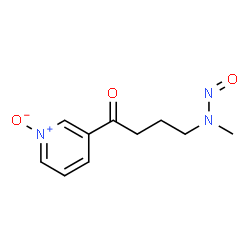 ChemSpider 2D Image | 4-(METHYLNITROSAMINO)-1-(3-PYRIDYL-N-OXIDE)-1-BUTANONE | C10H13N3O3