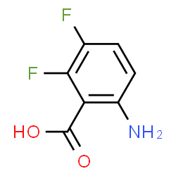 ChemSpider 2D Image | 2,3-Difluoro-6-aminobenzoic acid | C7H5F2NO2