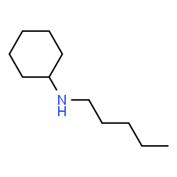 ChemSpider 2D Image | N-Pentylcyclohexanamine | C11H23N