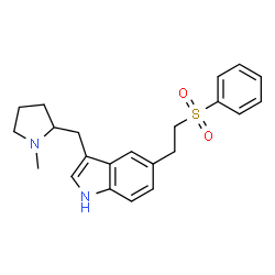 ChemSpider 2D Image | Eletriptan | C22H26N2O2S