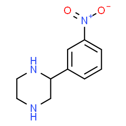 ChemSpider 2D Image | 2-(3-Nitrophenyl)piperazine | C10H13N3O2