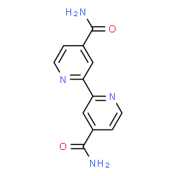 ChemSpider 2D Image | 2,2'-Bipyridine-4,4'-dicarboxamide | C12H10N4O2