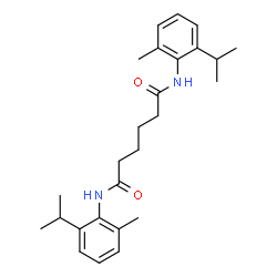 ChemSpider 2D Image | N,N'-Bis(2-isopropyl-6-methylphenyl)hexanediamide | C26H36N2O2