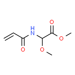 ChemSpider 2D Image | Methyl (acryloylamino)(methoxy)acetate | C7H11NO4