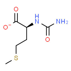 ChemSpider 2D Image | (2S)-2-(Carbamoylamino)-4-(methylsulfanyl)butanoate | C6H11N2O3S