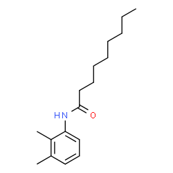 ChemSpider 2D Image | N-(2,3-Dimethylphenyl)nonanamide | C17H27NO