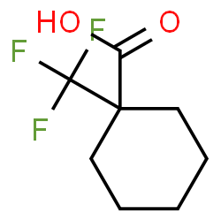 ChemSpider 2D Image | 1-(Trifluoromethyl)cyclohexanecarboxylic acid | C8H11F3O2