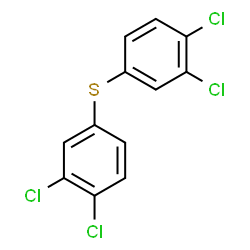 ChemSpider 2D Image | 1,1'-Sulfanediylbis(3,4-dichlorobenzene) | C12H6Cl4S