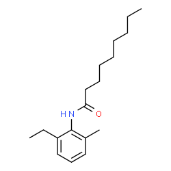 ChemSpider 2D Image | N-(2-Ethyl-6-methylphenyl)nonanamide | C18H29NO