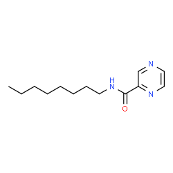 ChemSpider 2D Image | N-Octyl-2-pyrazinecarboxamide | C13H21N3O
