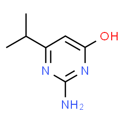 ChemSpider 2D Image | 2-Amino-6-isopropylpyrimidin-4-ol | C7H11N3O