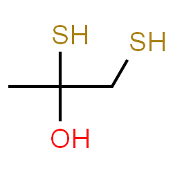 ChemSpider 2D Image | 1,2-Disulfanyl-2-propanol | C3H8OS2