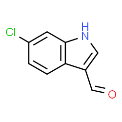 ChemSpider 2D Image | 6-Chloroindole-3-carboxaldehyde | C9H6ClNO
