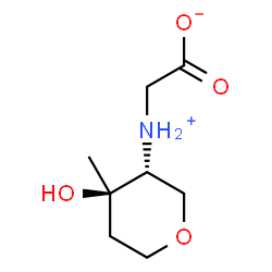 ChemSpider 2D Image | 1,5-Anhydro-2-[(carboxylatomethyl)ammonio]-2,4-dideoxy-3-C-methyl-D-threo-pentitol | C8H15NO4