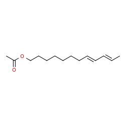 ChemSpider 2D Image | (E,E)-8,10-dodecadienyl acetate | C14H24O2