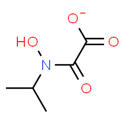 ChemSpider 2D Image | [Hydroxy(isopropyl)amino](oxo)acetate | C5H8NO4