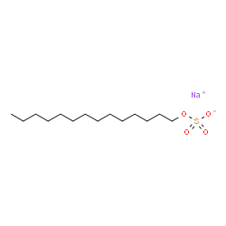 ChemSpider 2D Image | n-Tetradecyl sulfate sodium salt | C14H29NaO4S