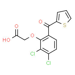 ChemSpider 2D Image | [2,3-Dichloro-6-(2-thienylcarbonyl)phenoxy]acetic acid | C13H8Cl2O4S