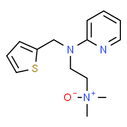 ChemSpider 2D Image | N-[2-(Dimethylnitroryl)ethyl]-N-(2-thienylmethyl)-2-pyridinamine | C14H19N3OS