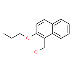 ChemSpider 2D Image | (2-Propoxy-1-naphthyl)methanol | C14H16O2