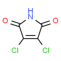 ChemSpider 2D Image | 3,4-DICHLOROMALEIMIDE | C4HCl2NO2