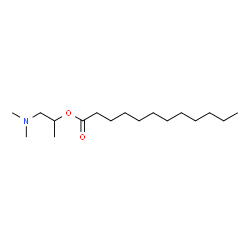 ChemSpider 2D Image | 1-(Dimethylamino)-2-propanyl laurate | C17H35NO2