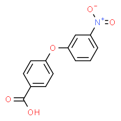 ChemSpider 2D Image | 4-(3-Nitrophenoxy)benzoic acid | C13H9NO5