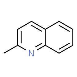 ChemSpider 2D Image | Quinaldine | C10H9N