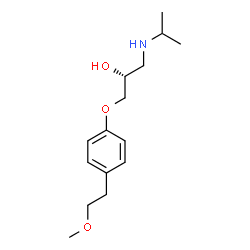ChemSpider 2D Image | (+)-metoprolol | C15H25NO3