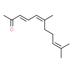 ChemSpider 2D Image | (3E,5Z)-pseudoionone | C13H20O