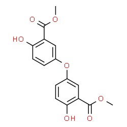 ChemSpider 2D Image | Dimethyl 3,3'-oxybis(6-hydroxybenzoate) | C16H14O7