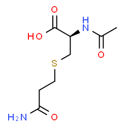 ChemSpider 2D Image | N-Acetyl-S-(3-amino-3-oxopropyl)-L-cysteine | C8H14N2O4S