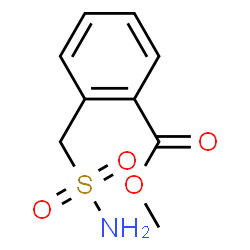 ChemSpider 2D Image | Methyl 2-(sulfamoylmethyl)benzoate | C9H11NO4S