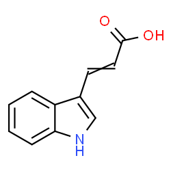 ChemSpider 2D Image | Indole-3-acrylic acid | C11H9NO2