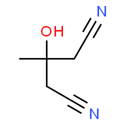 ChemSpider 2D Image | 3-Hydroxy-3-methylpentanedinitrile | C6H8N2O