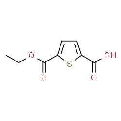 ChemSpider 2D Image | 5-(Ethoxycarbonyl)-2-thiophenecarboxylic acid | C8H8O4S