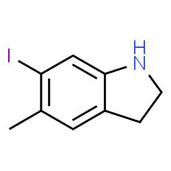 ChemSpider 2D Image | 6-Iodo-5-methylindoline | C9H10IN