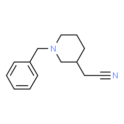 ChemSpider 2D Image | (1-Benzyl-3-piperidinyl)acetonitrile | C14H18N2