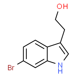 ChemSpider 2D Image | 2-(6-Bromo-1H-indol-3-yl)ethanol | C10H10BrNO