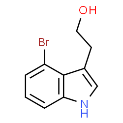 ChemSpider 2D Image | 4-Bromotryptophol | C10H10BrNO