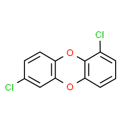 ChemSpider 2D Image | 1,7-Dichlorooxanthrene | C12H6Cl2O2