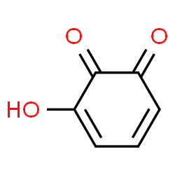 ChemSpider 2D Image | 3-Hydroxy-1,2-benzoquinone | C6H4O3