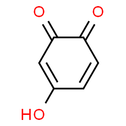 ChemSpider 2D Image | 4-Hydroxy-1,2-benzoquinone | C6H4O3